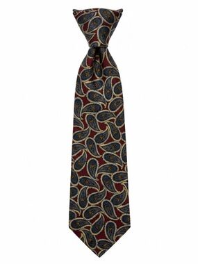Vintage Ferrell Reed Owens-King Silk Paisley Tie Made in USA